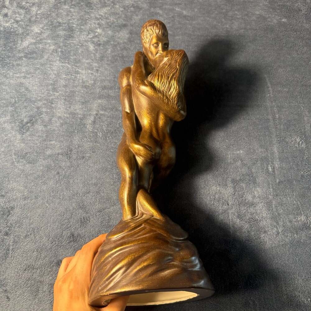 Vintage Austin Productions Body and Soul Nude Lovers Statue Sculpture by J. Cox